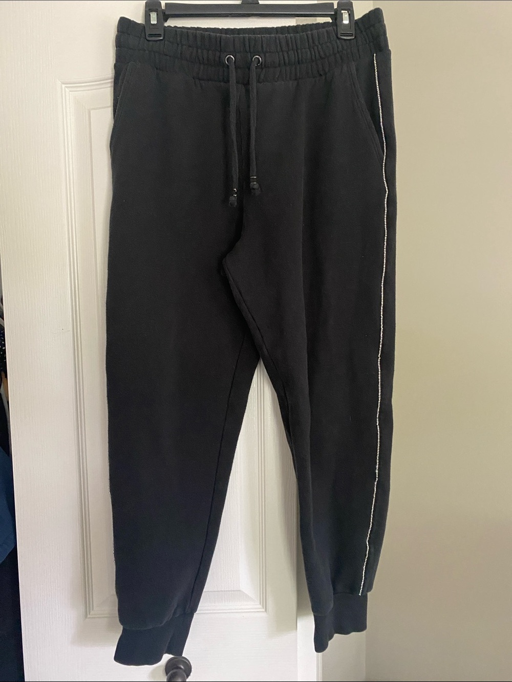 Women’s Victoria Secret Black Rhinestone Sweatpants